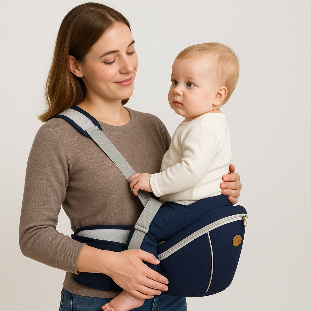 Porte-Bébé avec Assise Intégrée – Ergonomie et Praticité au Quotidien
